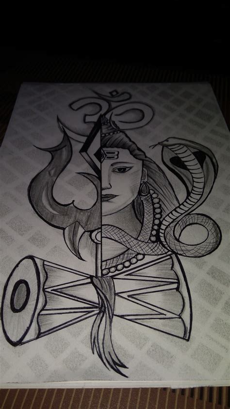 Lord shiva | Art drawings sketches simple, Beauty art drawings, Art drawings beautiful