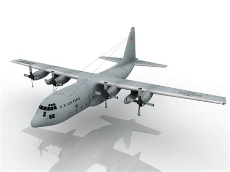 Lockheed C-130 Hercules 3D model - Download Free 3D models