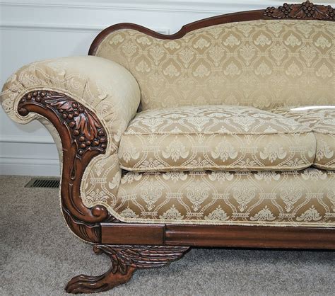 Duncan Phyfe Style Antique Sofa | EBTH