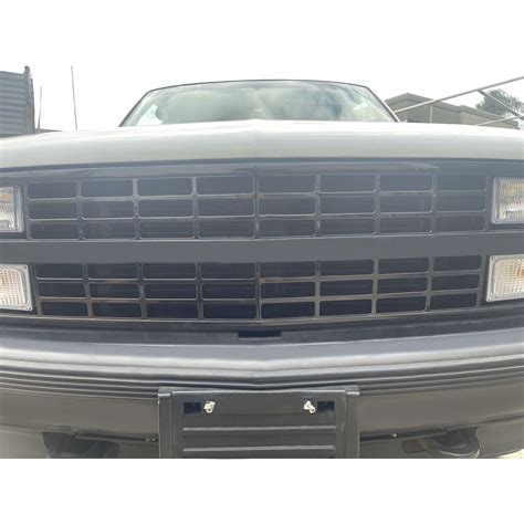 Black Grille w/Insert For 88 89 90-93 Chevy C/K Truck Blazer Suburban ...