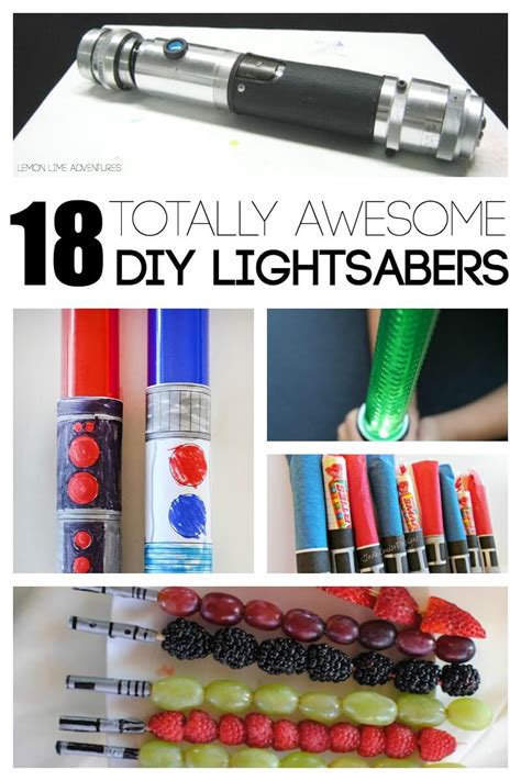 18 Totally Awesome DIY Lightsabers