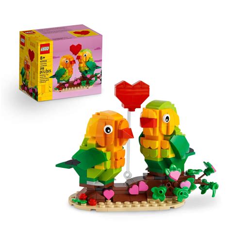 LEGO Valentine Lovebirds 40522 Building Toy Set; for Kids, Boys and Girls Ages 8+ (298 Pieces ...