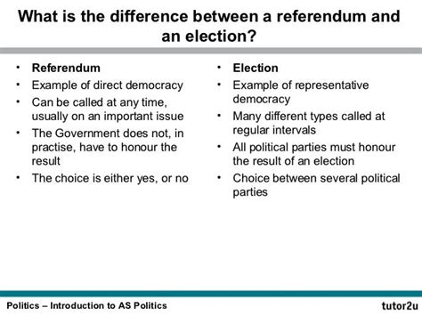 As referendums