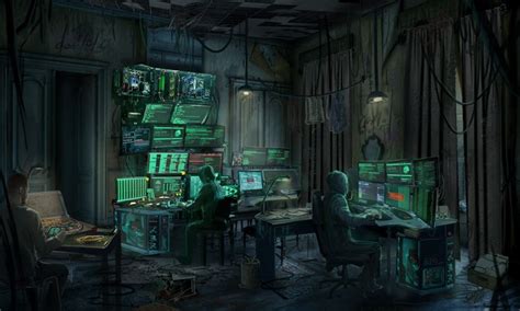 Hacker's temporary hideout, minjeong kim on ArtStation at https://www.artstation.com/artwork ...