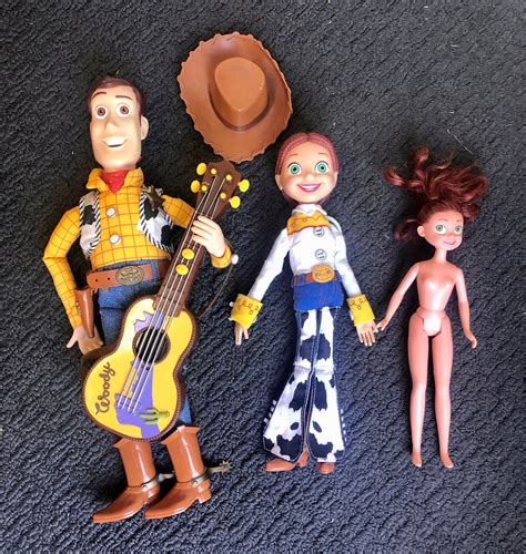 Vintage 1990s 4 piece Toy Story Woody and Jessie Doll Set Lot | Etsy