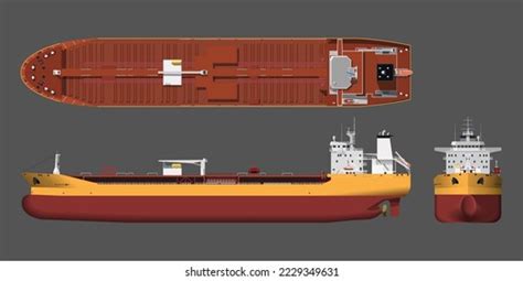 Tanker Drawing 3d Cargo Ship Industrial Stock Vector (Royalty Free) 2229349631 | Shutterstock