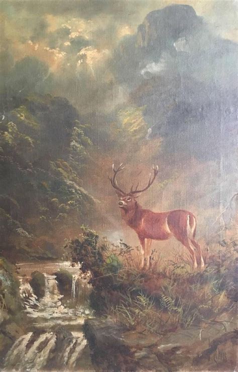 Monarch of the Glen, Highland Stag, Antique Oil - Jun 23, 2019 ...