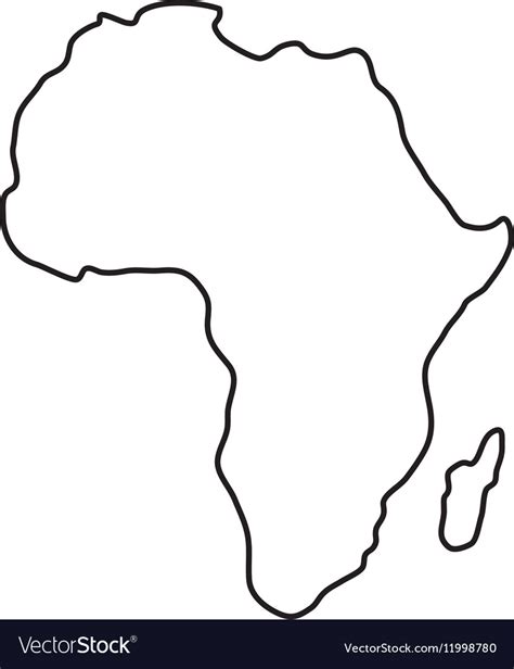 Afrika kaart omtrek: Ontdek de verborgen schatten van het continent!