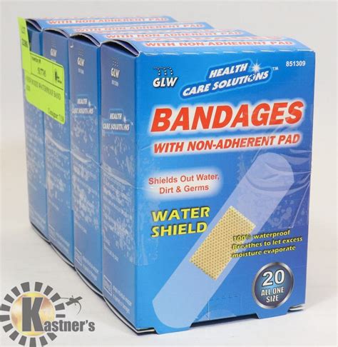 4 NEW BOXES WATERPROOF BAND AIDS