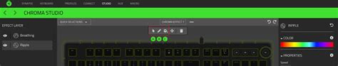 How to add lighting effects on Razer Synapse 3 Chroma Studio