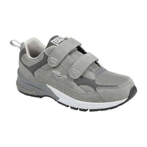 Men's Gray 2 Strap Leather Shoe: Run Like One Of The Pros at Sears