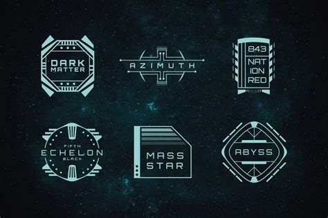 18 Sci-Fi Badges #Fi#Sci#Templates#Logo | Graphic design logo, Graphic ...