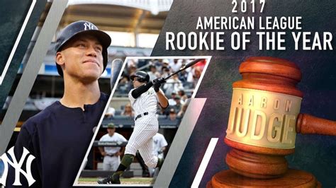 2017 Rookie of the Year: Aaron Judge - YouTube