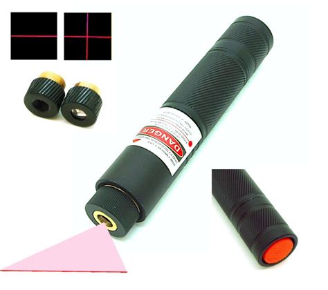 Portable Red Laser Line and Cross Projector (650nm 100mW) SET - OdicForce