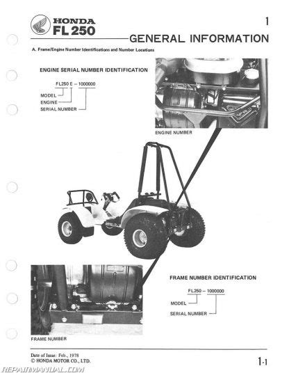 1977-1984 FL250 Honda Odyssey Service Manual