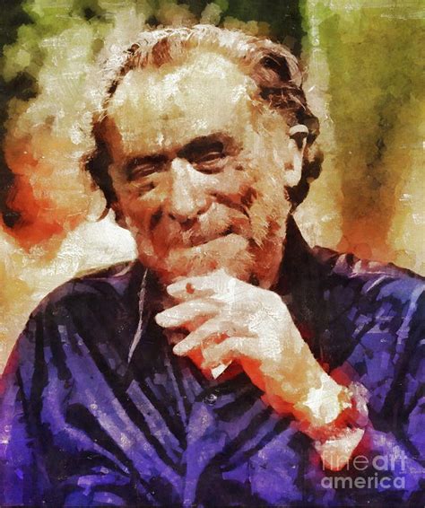 Charles Bukowski, Literary Legend Painting by Esoterica Art Agency - Fine Art America