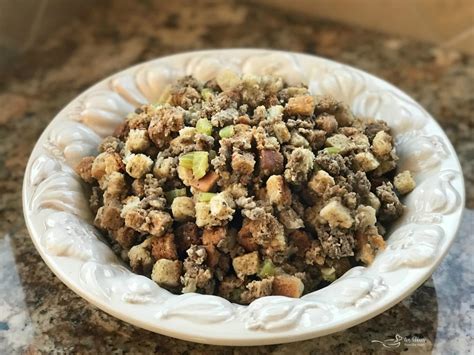 My Mom's Sausage & Sage Dressing - The only Thanksgiving Stuffing