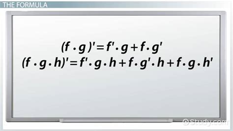 Product Rule in Calculus | Overview, Equations & Examples - Lesson ...