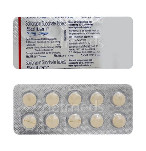 Soliten 5mg Tablet 10'S - Buy Medicines online at Best Price from ...