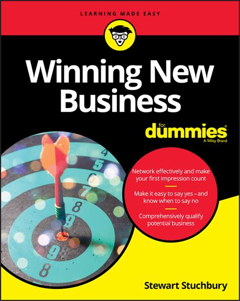 Winning New Business For Dummies Book - dummies