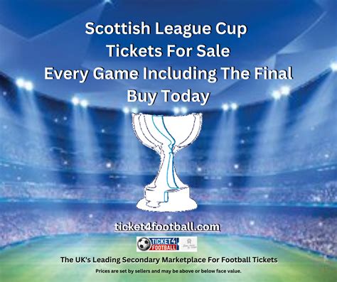 Scottish League Cup Tickets | Tickets for Scottish League Cup | Buy ...