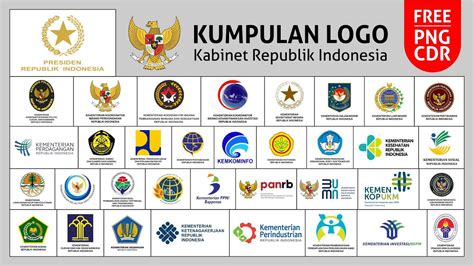 Logo Kementerian Republik Indonesia - Free CDR dan PNG Download #EdukasiGrafis - YouTube