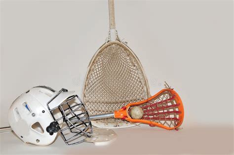 Lacrosse Stick and Goalie Equipment Stock Image - Image of athletics ...