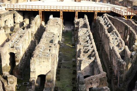 Premium Photo | Interior view of the ancient colosseum in rome italy