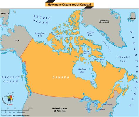 Map Of Oceans Around Canada – Get Map Update