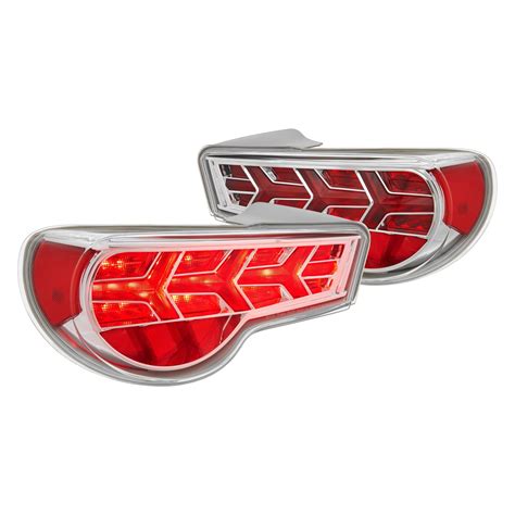 Lumen® - Scion FR-S 2015 Chrome/Red Sequential Arrow Style Fiber Optic ...