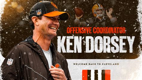 Browns announce Ken Dorsey as offensive coordinator