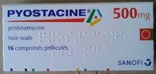 PYOSTACINE CP 500 MG (PRISTINAMYCINE)