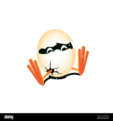 broken egg cartoon illustration Stock Vector Image & Art - Alamy