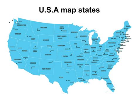 United States Map With State Names