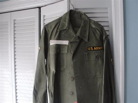 1950's US Army Fatigue Uniform MEDIUM SIZE 32'' WASTE AND 30'' LENGTH ...