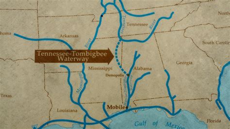 Tombigbee River Map