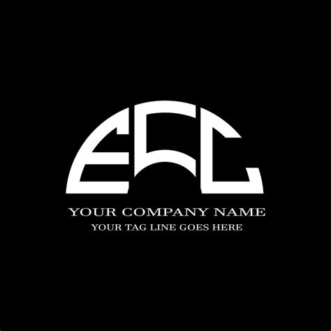 ECC letter logo creative design with vector graphic 7887645 Vector Art ...