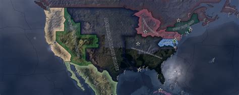 Map of America in the new submod "Home of the Brave" : r/Kaiserreich