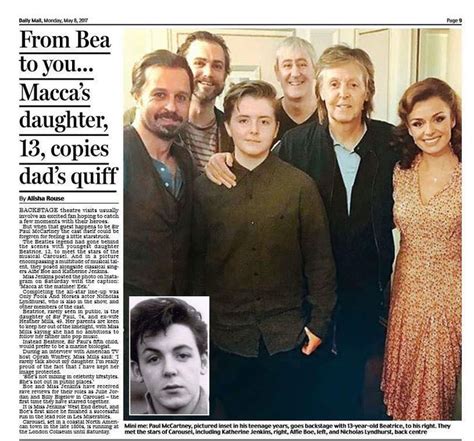 Beatrice and Paul McCartney - A Beautiful Family