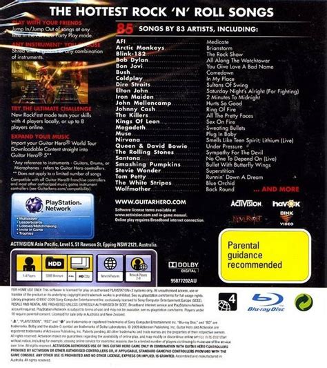 Guitar Hero 5 for PlayStation 3 - Sales, Wiki, Release Dates, Review, Cheats, Walkthrough