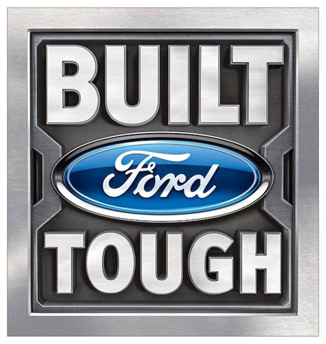 Built Ford Tough Logo Wall Decal Vinyl Sticker Car Christmas - Etsy