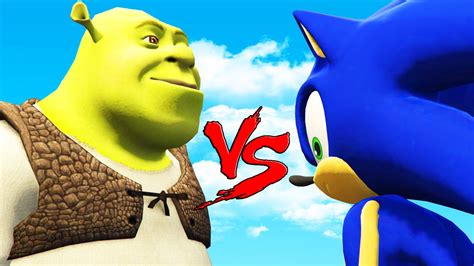 SONIC THE HEDGEHOG VS SHREK - GREAT BATTLE - video Dailymotion