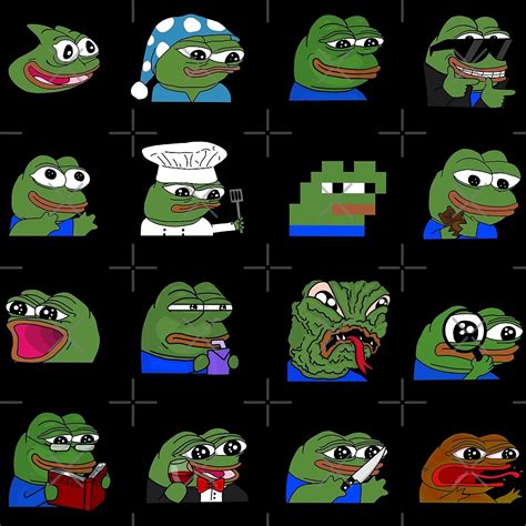 "pepe peepo variety set (16 pepes edition)" by sivelobanova | Redbubble