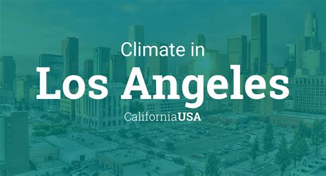 Climate & Weather Averages in Los Angeles, California, USA