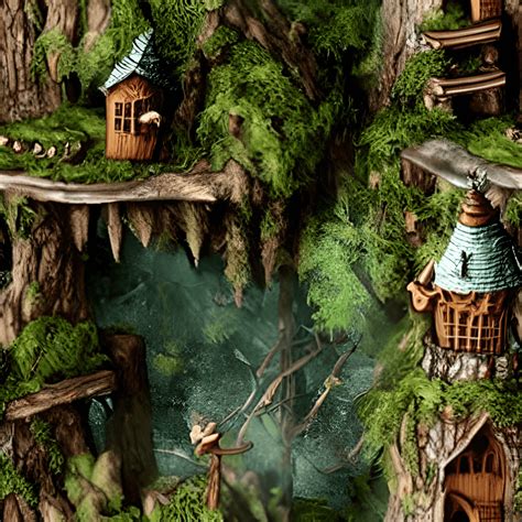 Beautiful Fairy Castle in the Forest Graphic · Creative Fabrica