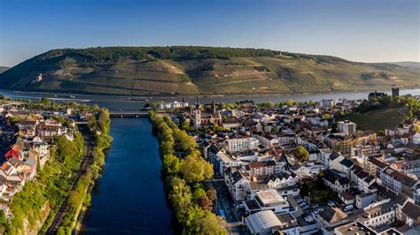 At the Rhine-Nahe Corner near Bingen the Nahe flows into the Rhine