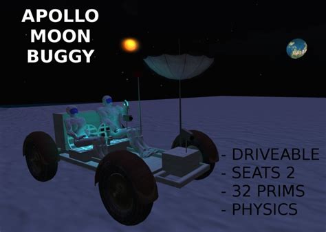 Second Life Marketplace - Apollo moon buggy