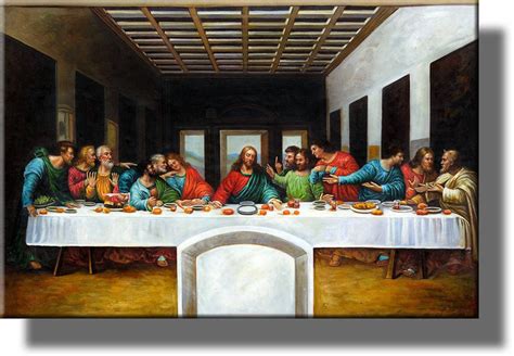 The Last Supper by Leonardo da Vinci Picture on Stretched Canvas, Wall – ArtWorks Decor Co.