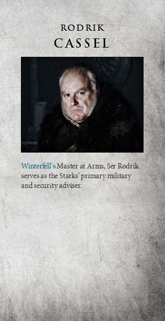 Rodrik Cassel - Game of Thrones Photo (33330315) - Fanpop