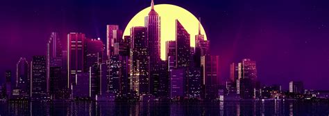 3040x1080 Resolution Neon New York City 3040x1080 Resolution Wallpaper ...